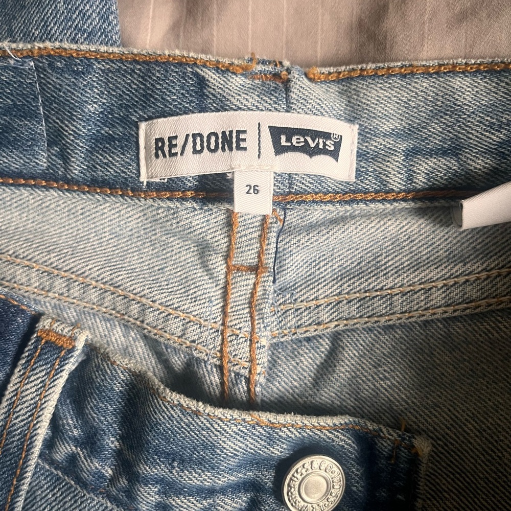 Re/Done Levi's Light Blue Denim Jeans